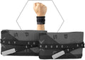 PICSIL Adjustable Wrist Support, Premium Fabric Weightlifting and Yoga Sweat Bands for Gym, for Women and Men, 1 Pair