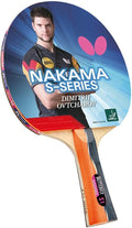 Butterfly Nakama Shakehand Ping Pong Paddle - Recommended for Beginner & Intermediate Level Players - Includes Two Free 40+ Balls - International Table Tennis Federation Approved