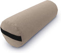 Bean Products Yoga Bolster - Made In The USA With Eco Friendly Materials - Round or Rectangular Support Cushions That Elevate Your Practice - Organic Hemp Cover