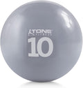 CAPHAUS Soft Weighted Exercise Ball, Weighted Toning Ball, Soft Medicine Balls for Exercise, Yoga, Pilates & Physical Therapy, 6, 8, 10 LB, Option Available in Single, Pair & Set with Rack