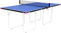 Butterfly Junior Ping Pong Table - 3/4 Size Table Tennis Table - Space Saver Game Table for Game Room - Regulation Height Ping Pong Table - Sturdy Frame - Ships Assembled with Net