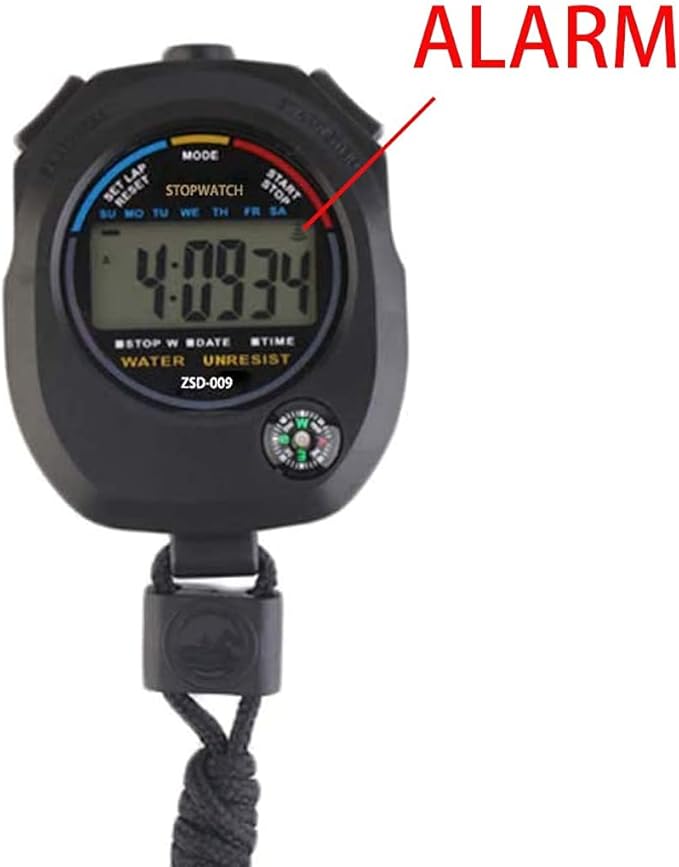 Multi-Function Electronic Digital Sport Stopwatch Timer, Large Display with Date Time and Alarm Function,Suitable for Sports Coaches Fitness Coaches and Referees (24pack)