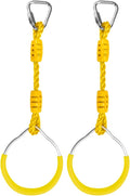 Ninja Ring Fitness Gymnastic Ring Climbing Bar Workout Outdoor Backyard Playground Training Equipment Play Set, Jungle Gym Fist Hanging Swing Monkey Bars Ninja Warrior Obstacle Course Trapeze Playsets