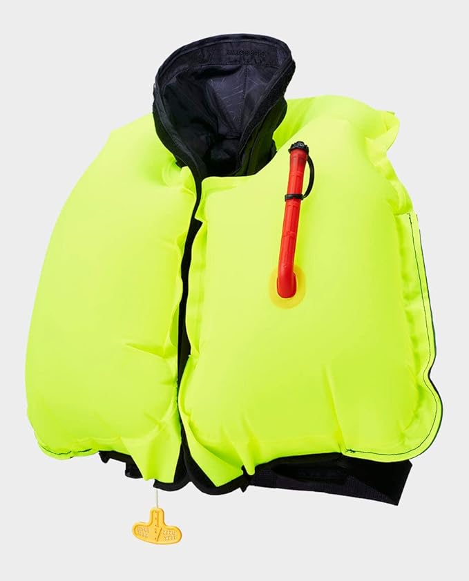 BLUESTORM Stratus 35 Inflatable Life Jacket PFD for Adults | US Coast Guard (USCG) Approved Automatic Self Inflating Life Vest Preserver with Manual Ripcord