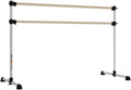 VITA Barre Portable Freestanding Double Ballet Barre, Prodigy, Wood | Adjustable Height, USA Made, Home or Gym Exercise Equipment for Kids & Adults | Dance, Fitness, Pilates