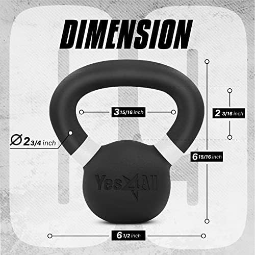 Yes4All Cast Iron Kettlebell