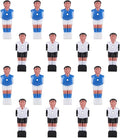 Resin Football Man Doll Foosball Replacement Part 16Pcs Resin Lovely Soccer Wear-Resistant Foosball Guys Foosball Table Soccer Men Football Table Player
