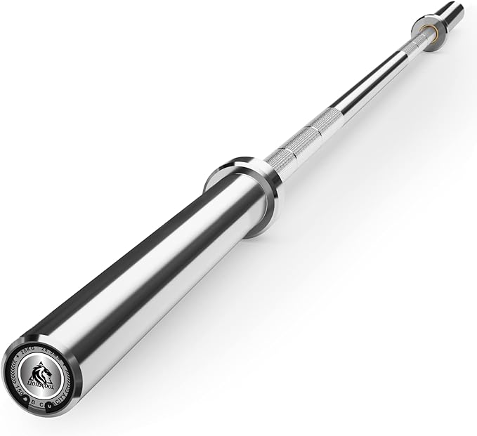 LIONSCOOL 7FT Olympic Barbell for Weightlifting, Power Lifting, 2 Inch Strength Training Bar for Squats, Deadlifts, Presses, Rows, Curls - 700lbs/1000lbs/1500lbs Capacity