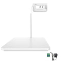 Medical Digital Floor Scale,440lbs/1oz Ultra-Thin, Lightweight and Portable Medical Grade Scales for Home, Hospital and Physician Use,with an Easy-to-Read Digital LCD Display,White