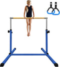 XDEMODA The Latest Model Gymnastics Bar for Kids Ages 3-15 for Home, Anti-Slip, Easy to Assemble, 35” to 55” Adjustable Height Gymnastic Horizontal Bars Equipment