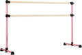 VITA Barre Portable Freestanding Double Ballet Barre, Prodigy, Wood | Adjustable Height, USA Made, Home or Gym Exercise Equipment for Kids & Adults | Dance, Fitness, Pilates