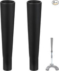 2PCS Replacement Batting Tee Topper Compatible with Tanner,Rubber Cup for Baseball Softball Practice Training,Black