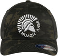 Spartan Warrior Helmet Molon Labe - Come and Take It Custom Embroidered Flex Fitted Baseball Hat