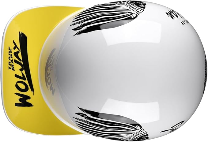 Vintage Retro Open Face Motorcycle Helmet Baseball Cap Half Helmets with pull-down Lens for Men Women Moped Cap Jet Scooter Street Cruiser - DOT Certified (Indian-White,XX-Large)