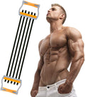 TOCO FREIDO Chest Expander | Arm Training, 5 Tubes Ajustable Arm Strength Trainer, Exercise Resistance Bands for Home Fitness Muscle Training Body Building