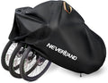 NEVERLAND Bike Cover Outdoor Waterproof Bicycle Covers Storage for 2 or 3 Bikes with Lock Hole Sun Rain Wind Dust Proof for Mountain Road Exercise Electric Hybrid Cruiser Bike