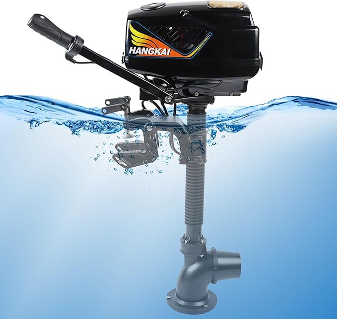 48V 4.0 Jet Pump Electric Outboard Motor, 4HP 1000W Heavy Duty Outboard Trolling Motor Electric Motors Fishing Boat Engine Brushless Motors for Kayaks Dinghy Canoe Inflatable