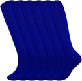 Fitliva Knee High Long Sports Socks Unisex Multicolor 3/6/12 Pairs