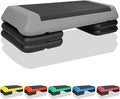 Exercise Workout Aerobic Step Platform Trainer, 28.5" Aerobic Stepper with 4"-6"-8" Adjustable Height Risers