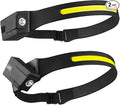 2 Pack Detachable LED Headlamp Flashlight 2-in-1, 350 Lumens Rechargeable Headlamp for Adults Outdoor, Waterproof Head Lamp with 5 Modes, Hands-Free Flashlight for Camping/Hiking/Construction