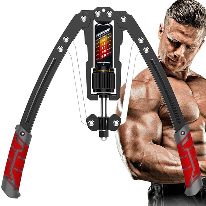 EAST MOUNT Twister Arm Exerciser - Adjustable 22-440lbs Hydraulic Power, Home Chest Expander, Shoulder Muscle Training Fitness Equipment, Arm Enhanced Exercise Strengthener.