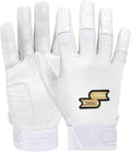 SSK Showcase Youth Baseball Batting Gloves - Durable Full Cabretta Leather Glove - 8 Colors