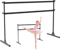 SELEWARE Height Adjustable Ballet Barre Freestanding Ballet Bar Heavy Duty Dance Bar Support Barre Movements Body Stretch Pull-ups, Sturdy Construction Never Fall Apart, Anti-Slip