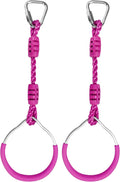 Ninja Ring Fitness Gymnastic Ring Climbing Bar Workout Outdoor Backyard Playground Training Equipment Play Set, Jungle Gym Fist Hanging Swing Monkey Bars Ninja Warrior Obstacle Course Trapeze Playsets