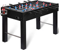 48in Foosball Table, Competition Sized Soccer Table w/ 2 Balls, 2 Cup Holders 2x4ft for Kids, Adults, Suit for 4 Players, Football Table for Home, Game Room, Arcade
