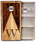 Tournament Cornhole Boards - Regulation 2'x4' Set 3/4" Baltic Birch - Bags Sold Separatetly (Wood Letter Design)