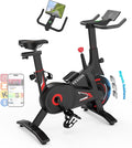YESOUL Exercise Bike with Exclusive Smart App, Adjustable Magnetic Resistance & 300lbs Capacity, Indoor Stationary Cycling Bike with Stable Triangle Frame, Scenic Rides & Live Classes for Home Workouts