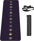 Non Slip Yoga Mat TPE Workout Mat for Men Women, Thick Workout Mat with Carrying Strap, Fitness Mats for Exercise, Yoga, Fitness, Pilates, Floor Workouts (72" x 24" x 6mm)