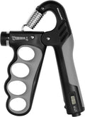 Grip Strength Trainer,Adjustable Resistance Forearm Strengthener,Five Fingers Hand Grips Strengthener with Digital Counter, Handgrip Strength Trainer, Hand Workout Grip