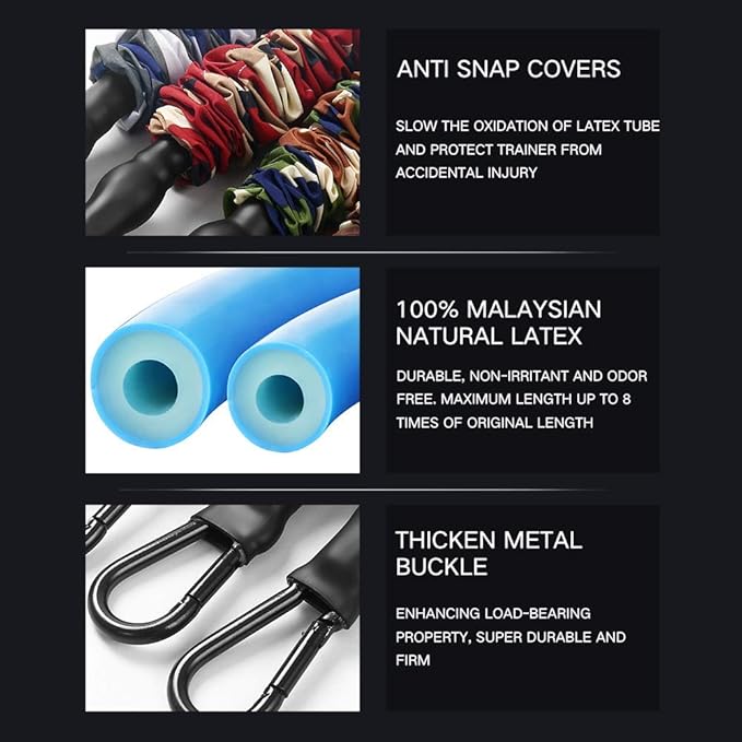 INNSTAR Cable Handles Gym Equipment, Resistance Band Handles with Solid ABS Core Grips, D Handle Cable Attachment, Heavy Duty Exercise Handles, Cable Machine Handles