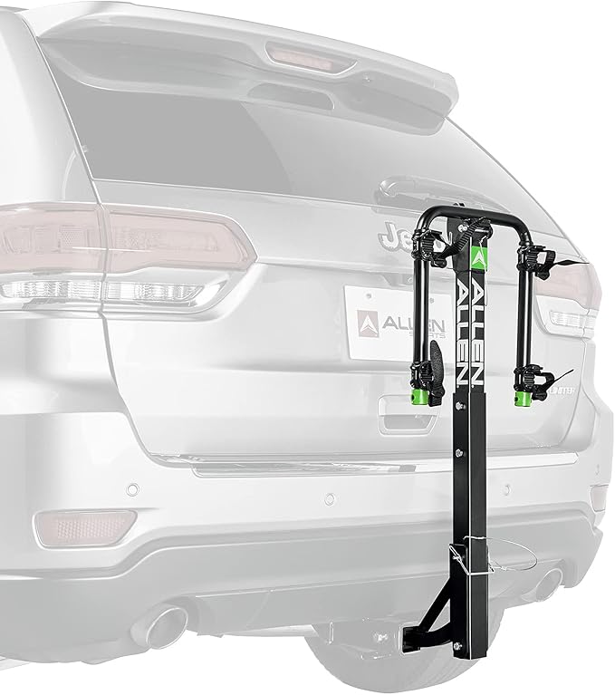 Allen Sports Deluxe 2-Bike Hitch Mount Rack, Model ZN520 Black