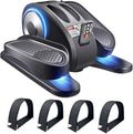 ESL Under Desk Elliptical - Portable Leg Exerciser for Seniors, Compact Seated Elliptical with Remote Control, LCD Display Electric Elliptical Trainers