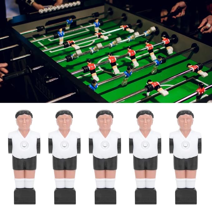 11Pcs Foosball Men, Foosball Players Table Soccer Ball Player Replacement Parts for 1.4M Table Soccer Figurines Football Game Machine Accessory (11x3.7cm/4.3x1.5in)