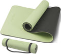 Yoga Mat Non Slip Anti-tear,extra thick-2/5 inch（10MM）High Resiliency Professional POE Yoga Mats for Women Men Kids,72"x24"inch,Workout, Yoga, Pilates and Floor Exercise, with Carrier Strap