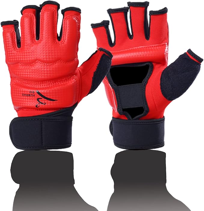 Kickboxing Sparring Gloves MMA Gloves Boxing Gloves for Men Women Kids Half Finger Punching Bag Gloves Fighting Gloves for Men Women Boxing Training