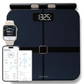 ExerScale AI Smart Scale with Body Weight Prediction, BMI, Body Fat, Muscle Mass, Workout, Food Tracking, Bluetooth Digital Scale with 8 Electrodes, High Accuracy Health Analyzer by EXERCHAIN - Black