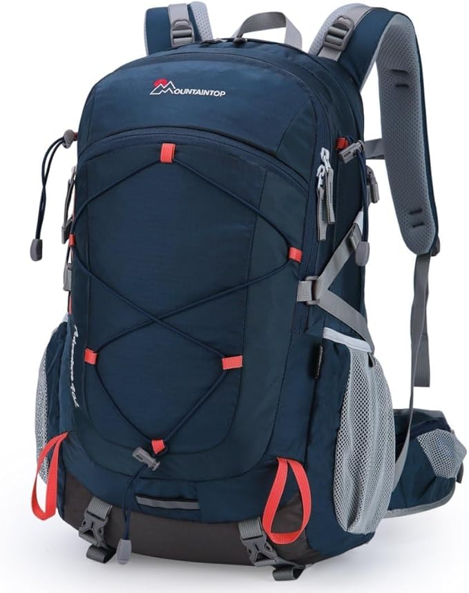 MOUNTAINTOP Hiking Backpack,Lightweight Travel Backpack for Men Women Outdoor Backpacking, Camping