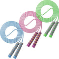 Adjustable Jump Ropes for Kids & Teens - Colorful Skipping Ropes with Soft Foam Handles - Ideal for Outdoor & Indoor Play, Fun Games Activity, Fitness, Exercise, and Party Favors