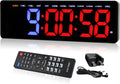 Gym Timer 15'.7' Large Wall Clocks for Home Gym, Interval Workout Countdown Clock Remote Control for Boxing Fitness Home Gym Sport Accessories
