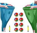 Granny Pants Yard Game, Oversized Giant Stretchy Pants Outdoor Game with Inflatable Ball & Bicycle Pump, for Birthdays, BBQs, Beach and Backyard Games