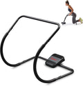 Sunny Health & Fitness Waist Trainer Ab Roller with Elbow Support, Training Wheels, Foldable for Home Gym, Abdominal Exercises, Core Strength, Glute Trainer, Crunch Workouts with Optional Dip Station