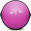 Bosu Balance Ball Exercise Trainer, Home Gym Equipment w/ Guided Workouts & Pump, 26", Blue - Inflatable Fitness Platform for Strength Training, Standing, Balancing, and Core Workout