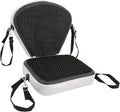 Kayak Seats,Inflatable Kayak Seat,Adjustable Boat Seat,Thicken Seat Cushion for Kayaks Padded,Cushioned Fishing Seats w/Back Support Adjustable Strap for Kayaking Canoeing Drifting (Black)