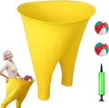 Granny Pants Yard Game Sets, 2025 New Giant Outdoor Party Game with 2 Bouncy Balls and 1 Pump for Family Reunion Games, Backyard Gatherings & Team Games