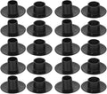 Foosball Bearing Rods, 10 Pair Black Plastic Tabletop Foosball Bushings Table Football Bearing Rods Foosball Machine Bearings Foosball Fun Games Accessories Foosball Table Replacement Part