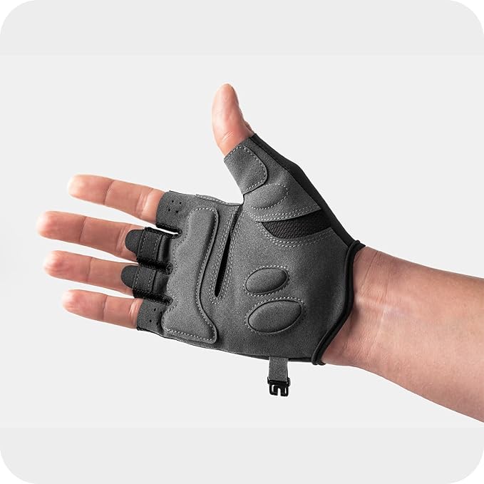 Breathable Workout Gloves for Men and Women, Exercise Gloves with Cushion Pads and Full Palm Protection, Weight Lifting Gloves for Gym, Fitness and Training